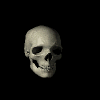 The Third Shift - Rotating Skull Gif